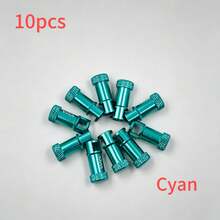 VXM 2/4/8/10/ Pcs Aluminum Alloy Presta Valve Caps, Bicycle Tubeless Tire Valve Caps, Anti-Oxidation Bicycle Valve Dust Caps - Multicolor - View 15