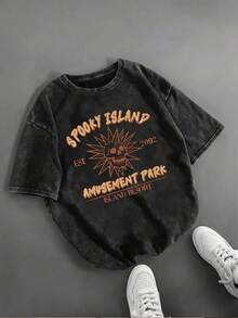 Women T-Shirts - 黑色 - 查看 2