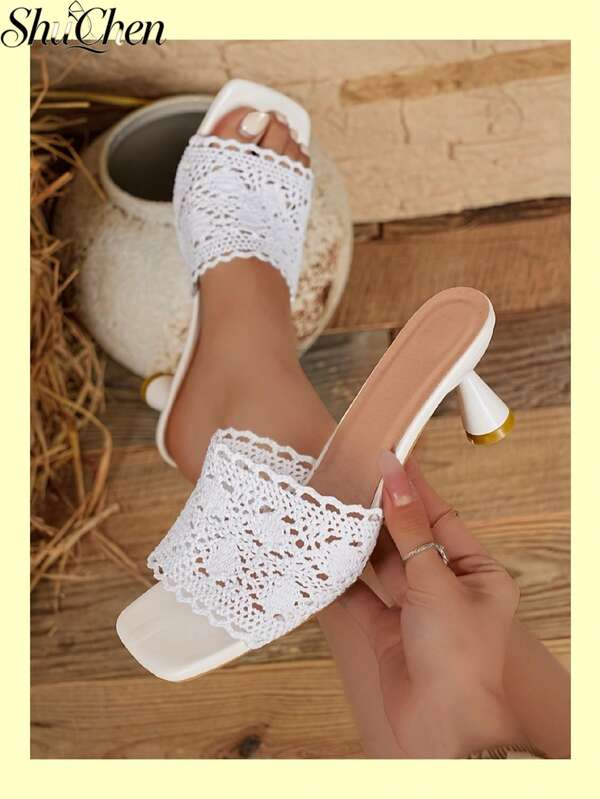 Damen Mode Alltags-High-Heel-Sandalen