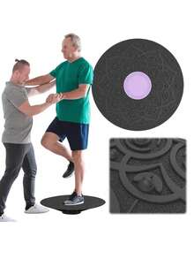 1pc Fitness Balance Board, Sensory Integration Rehabilitation Training Fitness Equipment, Yoga Board Seesaw - Multicolor - View 2