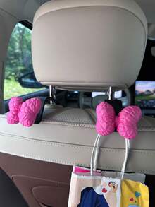 Car Seat Backrest Hook, Used For Handbag And Luggage Storage, Convenient Hanger, Car Interior Accessories,Car Accessories,Car Decor,Car Accessories Women,Car Essentials,Pink Car Accessories,Car Storage, - A - View 10