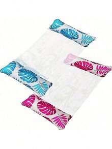 Hammock Tiup Multifungsi 4-in-1 untuk Dewasa, Desain Motif Daun, Kursi Santai Terapung Tahan Air PVC Tebal, Cocok untuk Pesta Kolam Renang - Daun maple - View 16