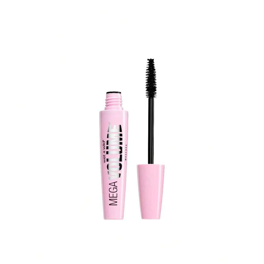 Wet n Wild ماسكارا وِت آند وايلد ميجا فوليم أسود جداً 6 مل - مكثفة، فرشاة ألياف حلزونية - الأسود - مشاهدة 1
