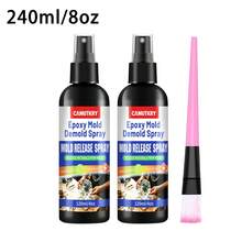 240ml/120ml Mold Release Spray For Silicone Molds, Professional Release Agent For Epoxy Resin, Candle Wax, Plaster, Fast-Drying Ultra-Fine Mist, Water Washable, No Oily Residue Odorless Formula. - Mold Release Spray - View 8