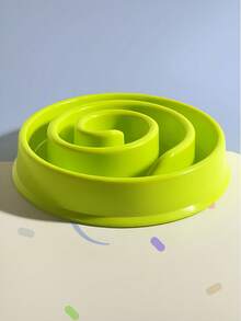 Vortex Shaped Cat Slow Food Bowl, Anti Suffocation Pet Bowl, Plastic Leak Proof Pet Bowl, Dog Feeding Basin, Dog Bowl - Multicolor - View 12