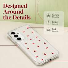 SKJL Cherry Flower Clear Phone Cover For Galaxy A17 A27 A37 A57 S25FE A16 A26 A36 A56 Wallet Card Bag Cover - Translucent - View 6
