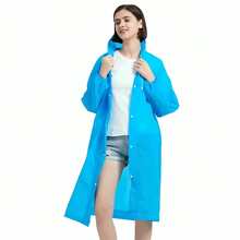 Adult Unisex Rain Poncho, Thick Non-Disposable EVA Raincoat, Waterproof Long Full Body Rain Poncho, Convenient For Outdoor Travel And Carrying - Multicolor - View 9