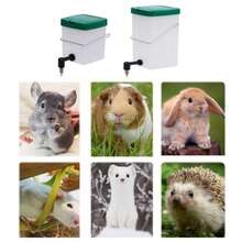 1PC Rabbit Water Fountain Drinking Device Cage Hanging Feeder Pet Supplies Bunny Dispenser - D - View 2