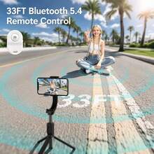 Pantalla Magnética para Vlog de Teléfono, Grabación Inalámbrica 1080P, Monitor de Selfie de Cámara Trasera con Control Remoto Bluetooth, Adecuado para Vlog de Selfie y Transmisión en Vivo, Compatible con Sistemas IOS y Android - Multicolor - Ver 5
