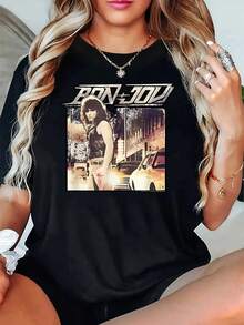 Women T-Shirts - 黑色 - 查看 1