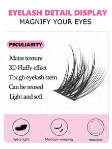 Asiteo 120pcs Bulu Mata Ekstensi Lembut dan Halus, Campuran 8-16mm 0.07mm D Curl, 10 Baris Bulu Mata Imitasi Mink Tahan Air, Cocok untuk Tampilan Riasan Natural hingga Dramatis, Ideal untuk Sehari-hari, Pesta, atau Acara - D - View 3