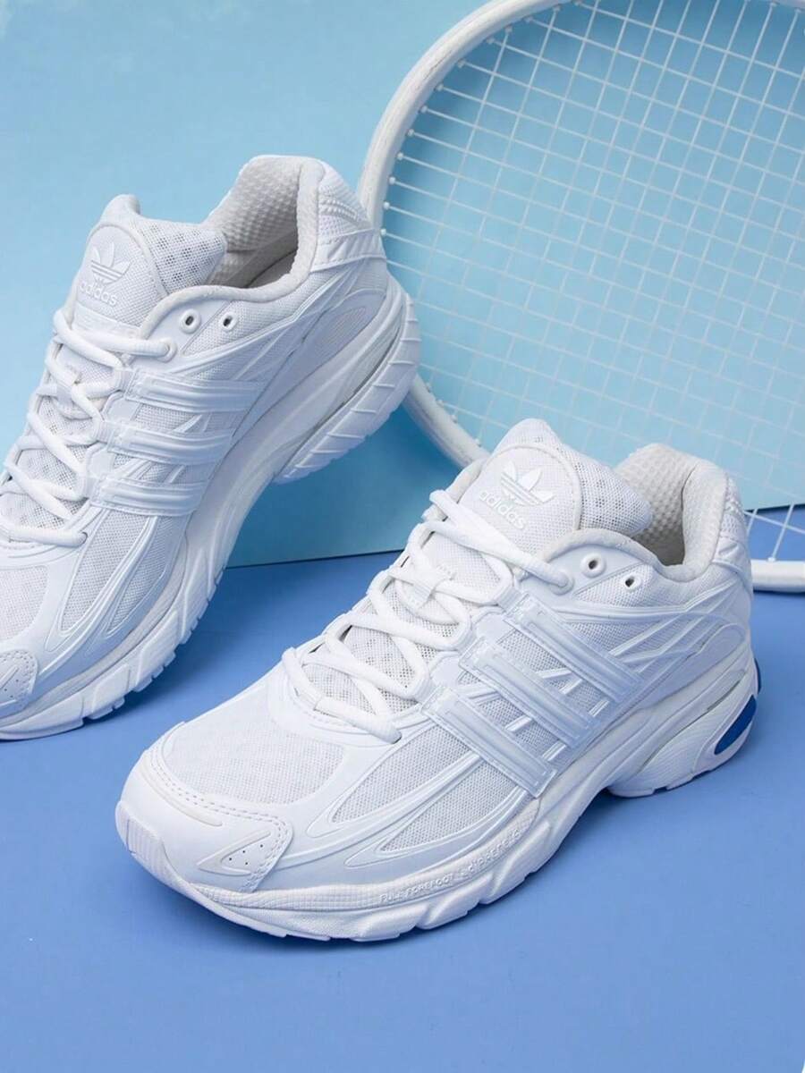 Adidas Spring/Summer Mesh Unisex Sports Shoes, Couple Casual Chunky Sneakers IG1740 - White - View 1