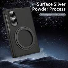 1pc Multicolor Foldable All-In-One Case With Built-In Front Tempered Glass Screen Protector, Built-In Magnetic Ring For Wireless Charging, 360° Rotatable Invisible Metal Kickstand Supporting Horizontal & Vertical Viewing, Micro-Matte Skin-Friendly Shockproof Protective Cover Compatible With Samsung Galaxy Z Fold 8 / Z Fold 8 Ultra / Z Fold 7 / Z Fold 6 / Z Fold 5 / Z Fold 4 / Z Fold 3 - Multicolor - View 10