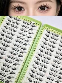 180 Clusters Large Capacity False Eyelashes, Eternal Love Lashes, Comfortable Natural Look, Daily & Holiday Wear, Self-Adhesive, Beginner-Friendly, Atmospheric - C - View 1