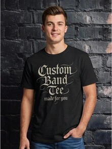 Men T-Shirts - Black - View 1