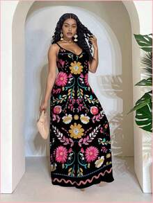 Women Midi Dresses - Negro01 - View 5