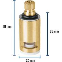 Foset CARCO-H1, Generic Small Left Compression Cartridge - View 3