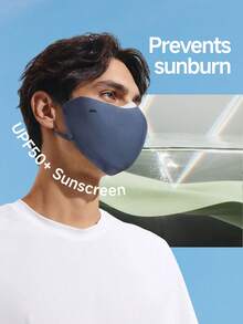 Máscara de protección solar transpirable que cubre los ojos para hombres Beneunder AS337 - Gris - Ver 2