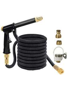 1pc High Pressure Water Hose Set, Suitable For Lawn And Flower Care, Car Washing With Multi-Mode Spray Gun, TPE Inner Tube, Universal Thread Standard - B - View 21