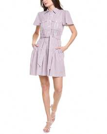 Vestido mini Pei de Derek Lam 10 Crosby - Rosa - Ver 4