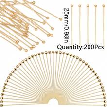 200pcs 16-40mm Iron Alloy Ball Pins, Handmade DIY Jewelry Bracelet Necklace Phone Car Hanging Keychain Material Accessories - Crochet Hook - View 18