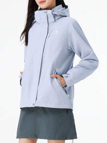CAMEL CROWN Women's Ski Jacket, Waterproof 3-In-1 Winter Coat, Fleece Lining, Warm & Windproof, Suitable For Snow Outdoor Hiking - Moonlight Blue - View 3