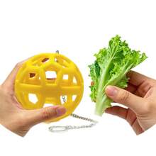 1pc Hangable Turtle Vegetable Feeding Ball, Underwater Chewing Toy, Interactive Enrichment Feeder For Semi-Aquatic Turtles And Reptiles - Multicolor - View 5