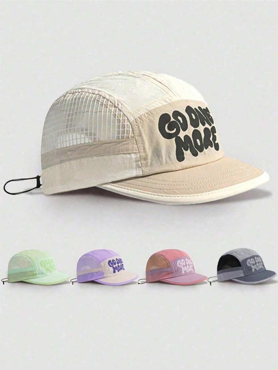 1pc Fashion Minimalist Letter Baseball Cap, Breathable Unisex Sun Hat, Suitable For Casual Wear, Ideal Gift For Spring/Summer - Letter Printing - View 1