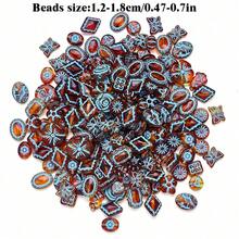 30g/Beutel Vintage Barock Perlen unregelmäßige Schmetterling Blume Acryl lose Abstandshalter Perlen für DIY Schmuckherstellung handgemachte Halskette Armband Zubehör - Barockstil - Übersicht 4