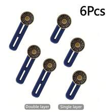 1Pc/2/4/6/8/10Pcs Pants Button Extender, Universal Jeans Waist Size Converter, Belt Extension Buckle, Waistband Expansion Button Pants Waist Adjuster Extender, Pants Too Small No Sewing Needed To Make Larger, Maternity Pants Elastic Button, Easy To Use, No Tools Required - Multicolor - View 14