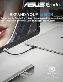 Kabel Data ASUS 240W Thunderbolt 4, Untuk USB C Tipe-C, Mendukung Transfer Data 40Gbps, Pengisian Cepat 240W, Mendukung Transmisi Audio/Video 8K/4K, Pengisian Cepat PD240W, Kompatibel dengan Kabel Data Pencermian Layar Macbook dan 17 ProMax - View 4