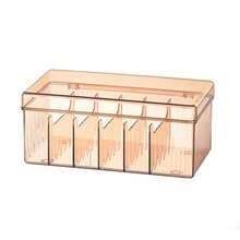 1pc Lash Storage Box With Lid, Portable Eyelash Tool Organizer, Dust-Proof With Lid, Holds Cotton Swabs, Lash Brushes, Eye Masks - Suitable For Lash Artists, Beauty Products And Cosmetics Storage - Multicolor - View 8