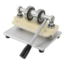 Manuelle Stanzmaschine & Prägemaschine für Leder, Papier & PVC - 16 cm Schneidöffnung, Edelstahl, manuelle Handhabung, hohe Präzision, für Basteln & Verpackung, platzsparend - Standard - Übersicht 7