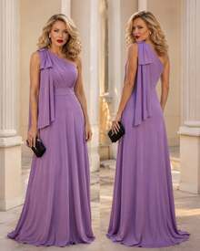 Women Dresses - Lilac Purple - View 4