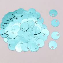 140pcs 20mm Large Hole Flat Round Holographic Sequins, Loose Sequins With 5mm Large Hole For Handmade Crafts, Art, Jewelry Making, Sewing, Embroidery, Party Decoration, Suitable For Decorating Clothing, Shoes, Hats, Crafts, Sewing Decoration, And Wedding And Christmas Decoration (20g Is Approximately 140pcs) - 20g - View 15