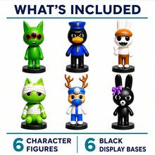 Set 6 Figur Aksi Rumah Sakit Hewan, Mainan Koleksi Karakter Terinspirasi Game Ratthew, Cocok untuk Bermain Peran, Pajangan, dan Keseruan Kreatif, Hadiah Ulang Tahun, Natal, dan Liburan untuk Penggemar Berusia 6 Tahun ke Atas - MultiWarna - View 5