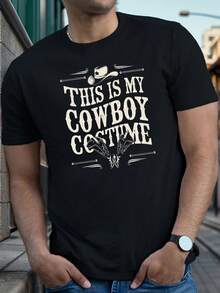 Men T-Shirts - Hitam - View 1