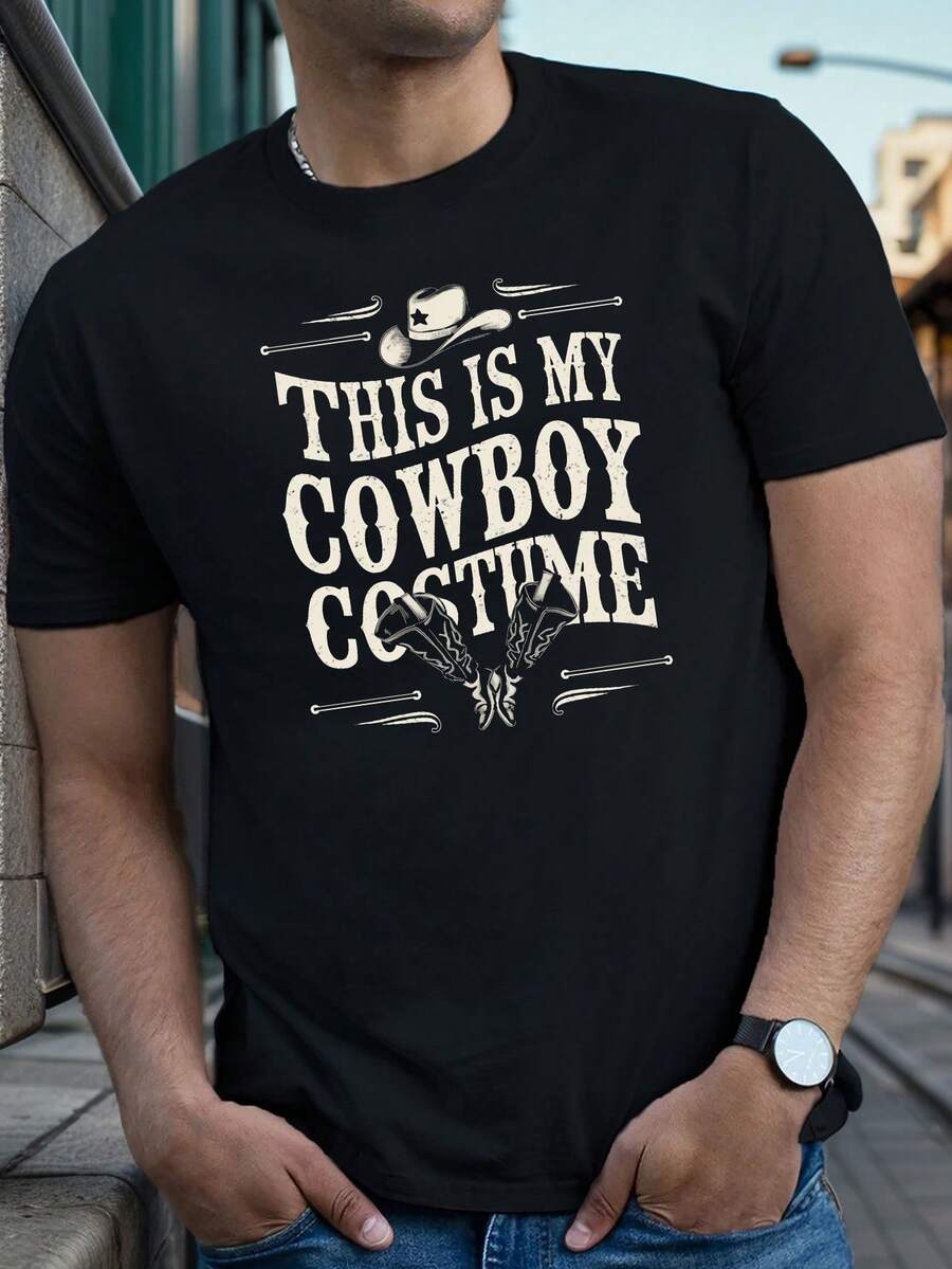 Men T-Shirts - Hitam - View 1