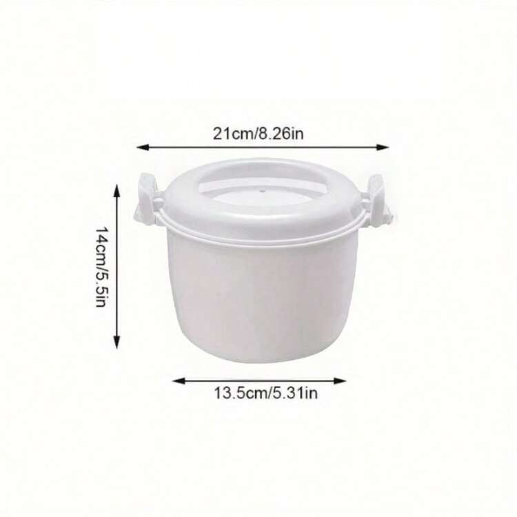 SOKANY Portable Microwave Rice Cooker, Cold/Hot Dual Use, Sealed Leak-Proof Design, Compartment Design No Need For Skewers, Large Capacity Satisfying Delicious, Suitable For Rice, Vegetables, Fish, Soup, Noodles And More - Multicolor - View 13