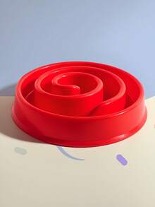 Vortex Shaped Cat Slow Food Bowl, Anti Suffocation Pet Bowl, Plastic Leak Proof Pet Bowl, Dog Feeding Basin, Dog Bowl - Multicolor - View 11