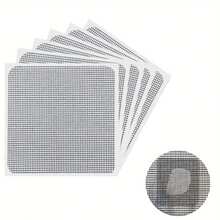 5/10pcs Window Screen Repair Patches, 3-Layer Strong Adhesive Screen Mesh Tape, For Repairing Holes In Windows And Doors, 10pcs, 4in X 4in (10cm X 10cm) - Multi-color - View 4