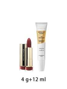 Max Factor 【組合包】Colour Elixir 唇膏 080 Chilli 4G + Miracle Pure 豐唇精華 010 Universal 12ml - 080 辣椒+010 通用 - 查看 2