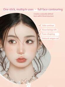 GOGO TALES Light Soft Focus Contour Pen, Side Contour, Nose Shadow & Cupid's Bow, 3D Sculpting /Three-Dimensional Shaping, Natural Long-Lasting Wear, Single-Shade Matte Contour Stick, Beginner-Friendly GOGOTALES - G01# Ash Brown - View 5