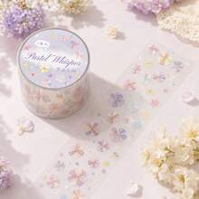 50mm*2m Flower PET Tape Stickers Journal Decor Adhesive Masking Tape Scrapbooking Collage Diary Stationery Sticker - Stickers - View 6
