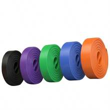 BSKT 1/5pcs Multi-Color Multi-Function Elastic Resistance Bands, Home Body Shaping Upper Body Strength Training Equipment, Suitable For Fitness Beginners, Foldable Portable Storage Compatible With Multiple Fitness Exercises, High Rebound Uniform Elasticity Fabric, Multiple Resistance Levels Optional, Lightweight Foldable And Portable Storage, Soft And Controllable Resistance, Can Complete Chest Expansion, Stretching, Shoulder And Back Shaping, Arm Strengthening And Other Training Exercises, Dedicated For Home, Dormitory Fragmented Light Strength Training, Easy For Zero-Based Fitness People To Get Started - Multicolor - View 12