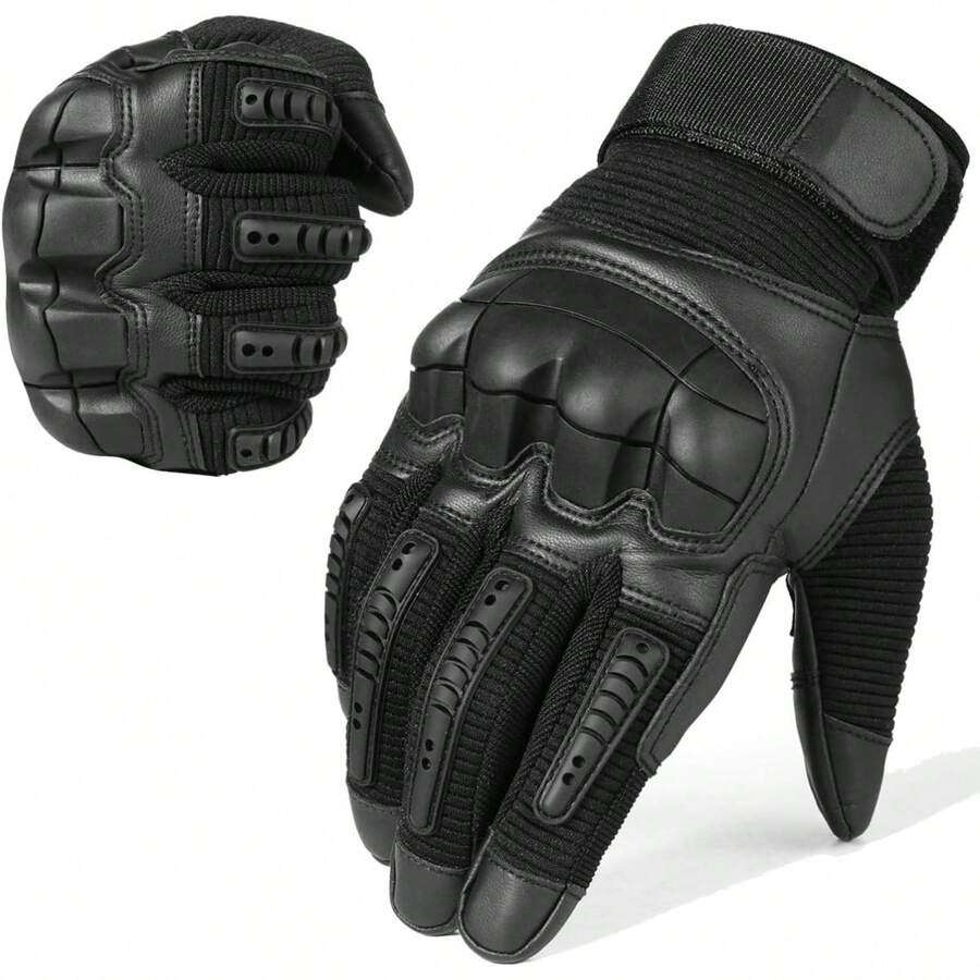 Gants de moto - noir - Voir 1