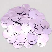140pcs 20mm Large Hole Flat Round Holographic Sequins, Loose Sequins With 5mm Large Hole For Handmade Crafts, Art, Jewelry Making, Sewing, Embroidery, Party Decoration, Suitable For Decorating Clothing, Shoes, Hats, Crafts, Sewing Decoration, And Wedding And Christmas Decoration (20g Is Approximately 140pcs) - 20g - View 18