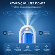 Difusor Aromatizador De Ambientes Automático Umidificador Ultra Premium - apenas difusor (sem óleos) - Visão 5