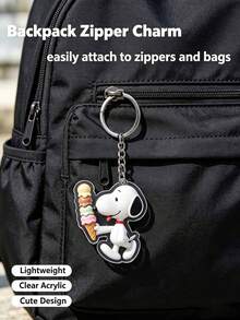 Cartoon Snoopy Keychain Pendant Car Decoration Women's Small Accessory Couple Mood Theme Gift Valentine's Day Small Gift - Irregular - View 7