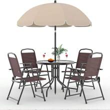 Kselythan Dining Table & Chair Sets - Khaki - View 2